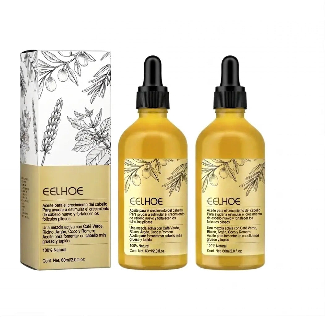 Veganic™ - Aceite Natural para el Crecimiento del Cabello