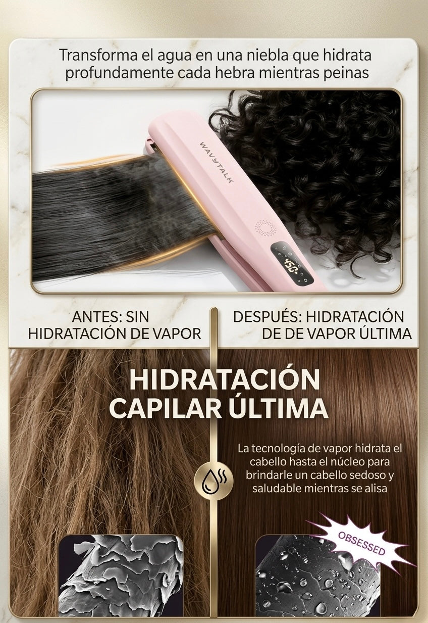 Peine alisador de cabello Wavytalk Pro